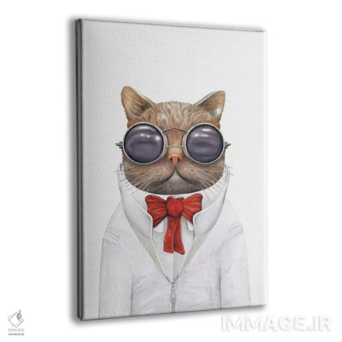 تابلو گربه ستارهای (فضایی) اثر انیمال کرو (گروه هنری/نام هنری) - نمای پرسپکتیو محصول