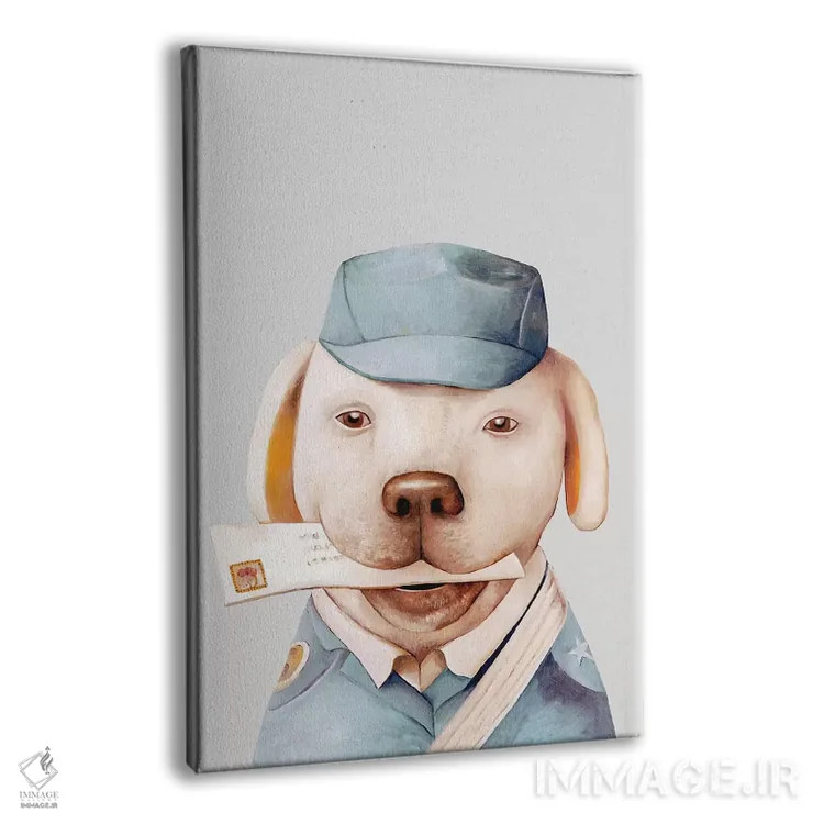 تابلو سگ پیک اثر انیمال کرو (گروه هنری/نام هنری) - نمای پرسپکتیو محصول