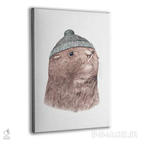 تابلو فک خزدار اثر انیمال کرو (گروه هنری/نام هنری) - نمای پرسپکتیو محصول