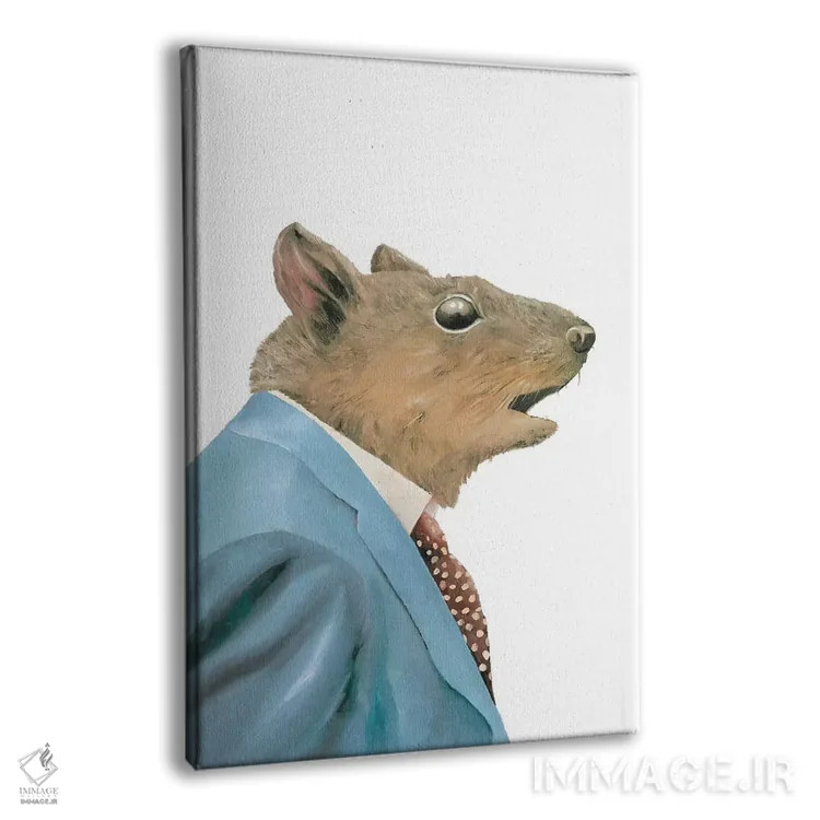 تابلو سنجاب خاکستری اثر انیمال کرو (گروه هنری/نام هنری) - نمای پرسپکتیو محصول