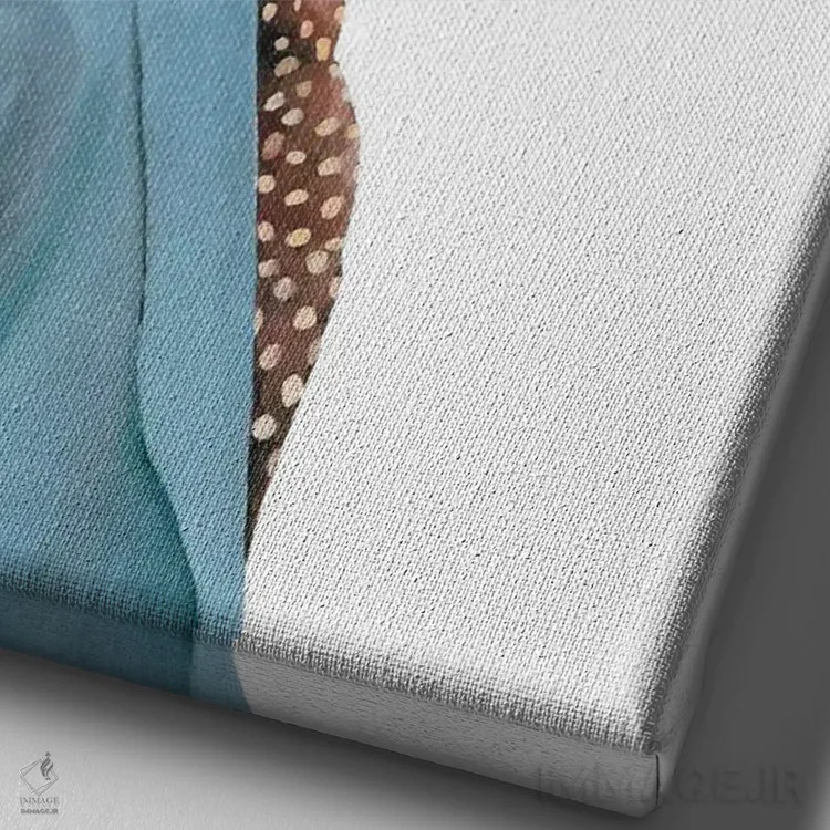 تابلو سنجاب خاکستری اثر انیمال کرو (گروه هنری/نام هنری) - نمای نزدیک بافت بوم