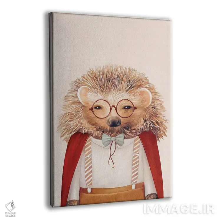 تابلو جوجهتیغی اثر انیمال کرو (گروه هنری/نام هنری) - نمای پرسپکتیو محصول