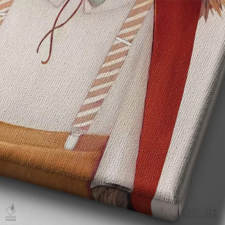 تابلو جوجهتیغی اثر انیمال کرو (گروه هنری/نام هنری) - نمای نزدیک بافت بوم