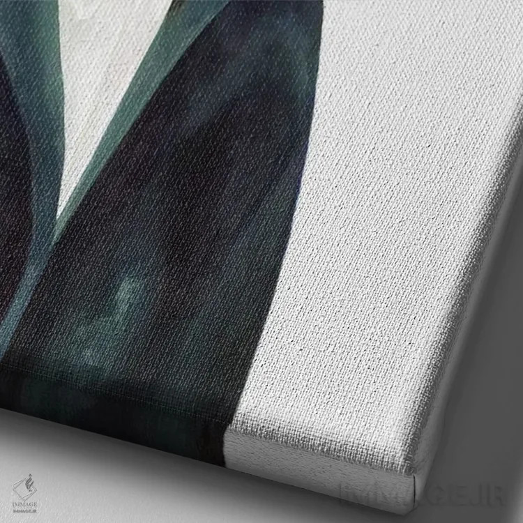 تابلو اسب آبی اثر انیمال کرو (گروه هنری/نام هنری) - نمای نزدیک بافت بوم