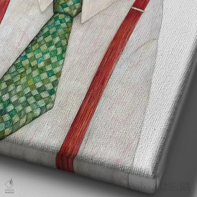 تابلو کوالا اثر انیمال کرو (گروه هنری/نام هنری) - نمای نزدیک بافت بوم