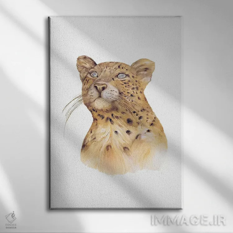 تابلو پلنگ اثر انیمال کرو (گروه هنری/نام هنری) - نمای روبهرو روی دیوار