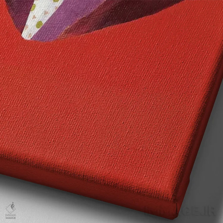 تابلو اردک کلهسبز اثر انیمال کرو (گروه هنری/نام هنری) - نمای نزدیک بافت بوم