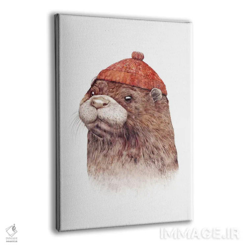 تابلو سمور آبی اثر انیمال کرو (گروه هنری/نام هنری) - نمای پرسپکتیو محصول