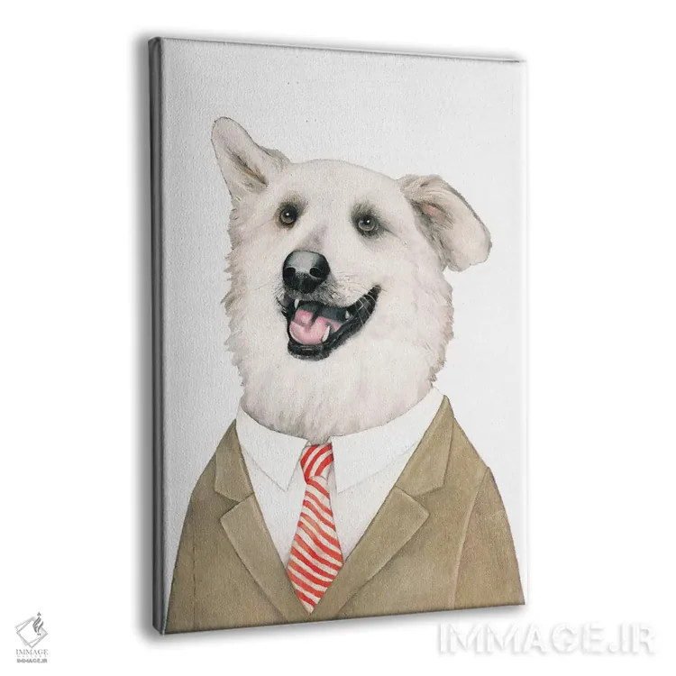 تابلو ریتریور (نژاد سگ) اثر انیمال کرو (گروه هنری/نام هنری) - نمای پرسپکتیو محصول