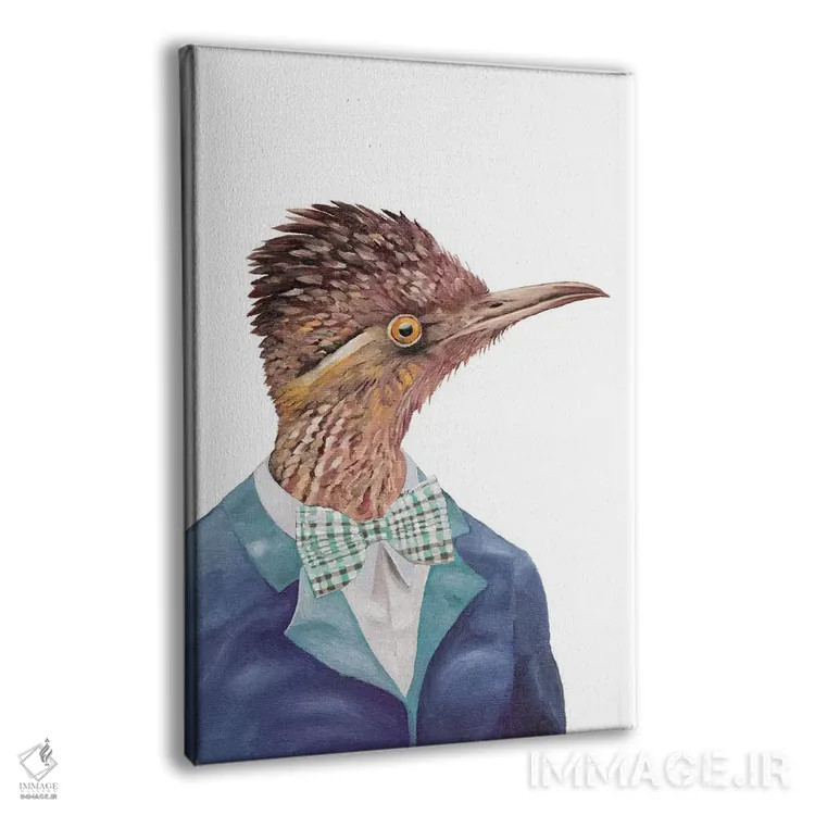 تابلو دوندۀ جاده (پرنده) اثر انیمال کرو (گروه هنری/نام هنری) - نمای پرسپکتیو محصول