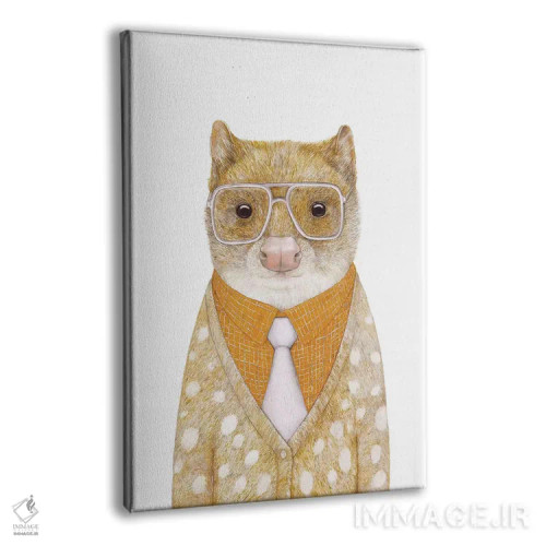 تابلو کوال لکهدار (جانور استرالیایی) اثر انیمال کرو (گروه هنری/نام هنری) - نمای پرسپکتیو محصول