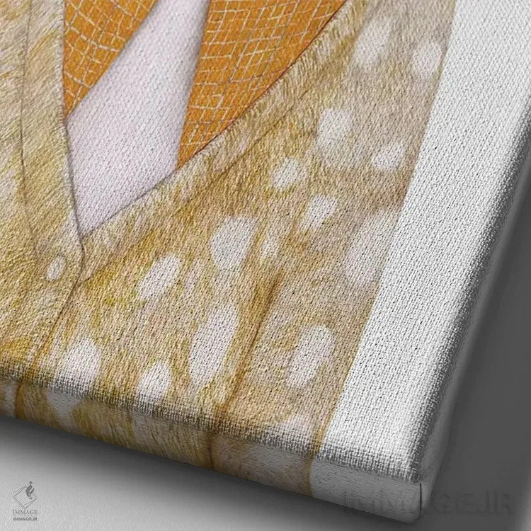 تابلو کوال لکهدار (جانور استرالیایی) اثر انیمال کرو (گروه هنری/نام هنری) - نمای نزدیک بافت بوم