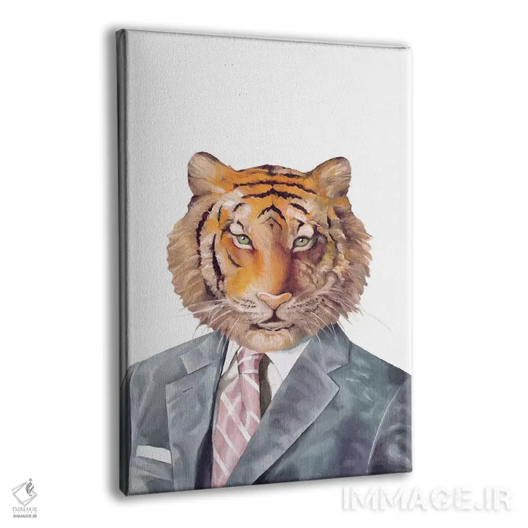 تابلو ببر اثر انیمال کرو (گروه هنری/نام هنری) - نمای پرسپکتیو محصول