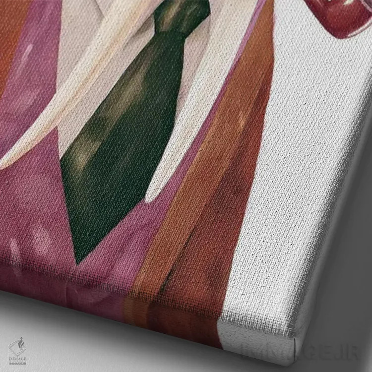 تابلو والروس اثر انیمال کرو (گروه هنری/نام هنری) - نمای نزدیک بافت بوم