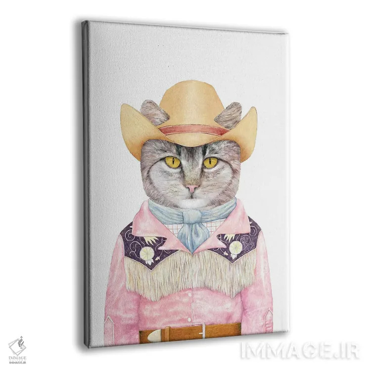 تابلو گربه روستایی اثر انیمال کرو (گروه هنری/نام هنری) - نمای پرسپکتیو محصول