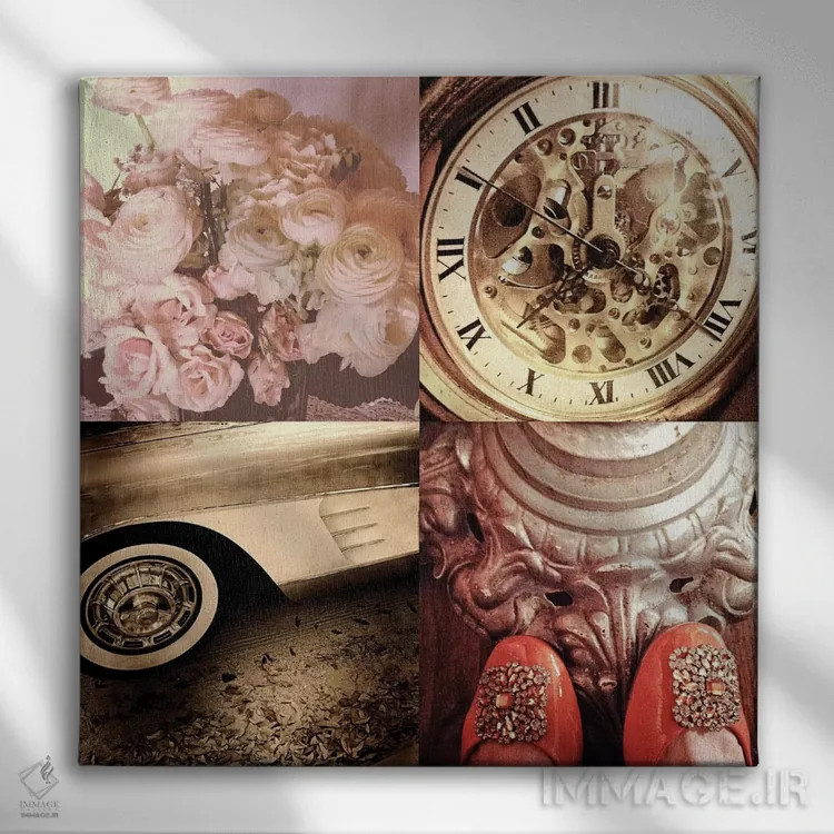 تابلو سبک قدیمی I اثر آکوستا - نمای روبهرو روی دیوار