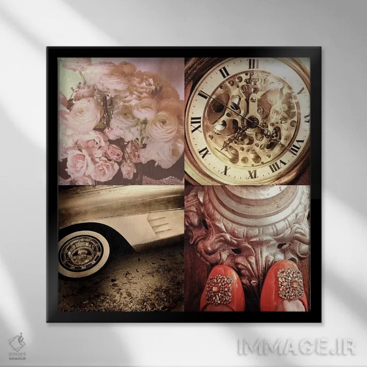 تابلو سبک قدیمی I اثر آکوستا - نمای قابدار مشکی