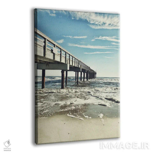 تابلو کنار اسکله اثر آکوستا - نمای پرسپکتیو محصول