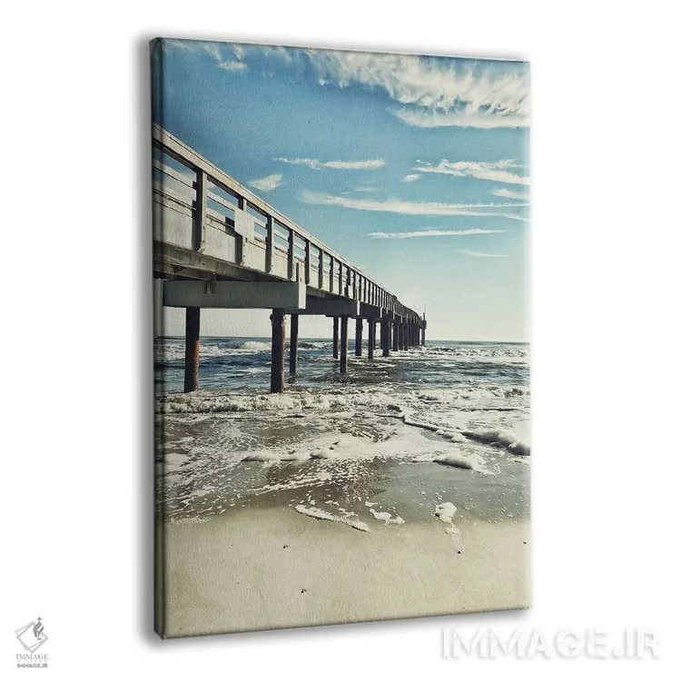 تابلو کنار اسکله اثر آکوستا - نمای پرسپکتیو محصول