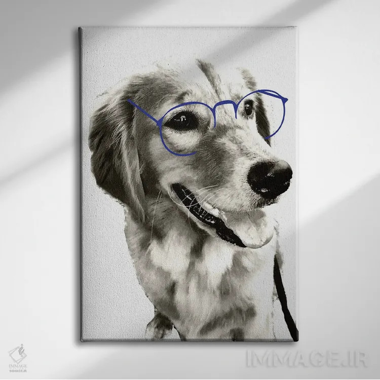 تابلو روی خوش قضیه اثر آکوستا - نمای روبهرو روی دیوار