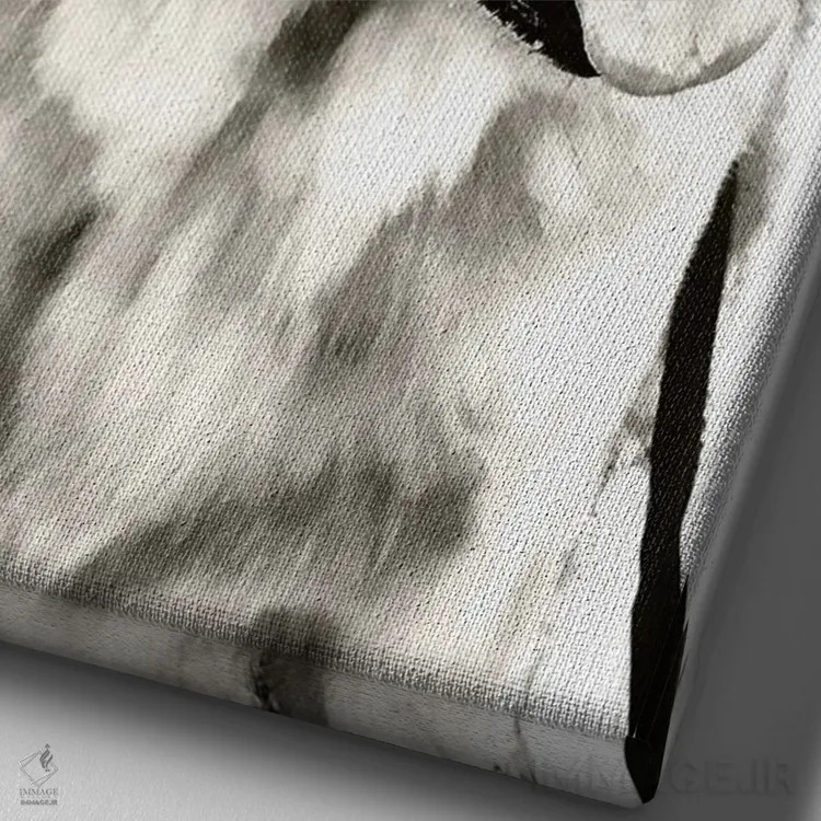 تابلو روی خوش قضیه اثر آکوستا - نمای نزدیک بافت بوم