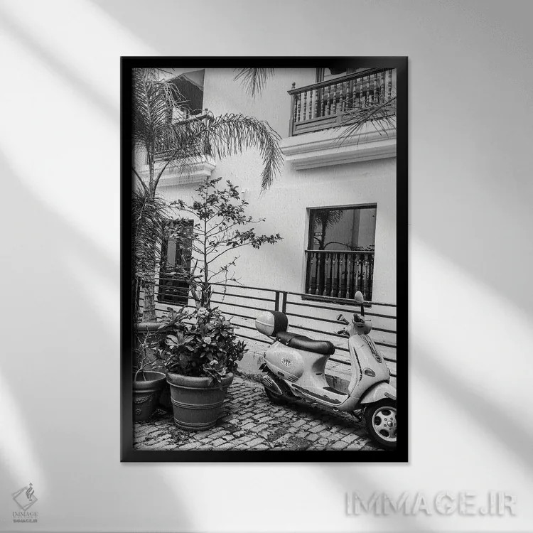 تابلو سن خوان قدیم III (پورتوریکو) اثر آکوستا - نمای قابدار مشکی