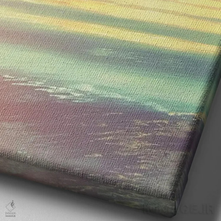 تابلو نسیم اقیانوس اثر آکوستا - نمای نزدیک بافت بوم