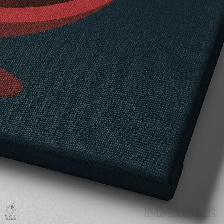 تابلو گربهها روی صندلیها VI اثر آرت کت ایلاستریتد - نمای نزدیک بافت بوم