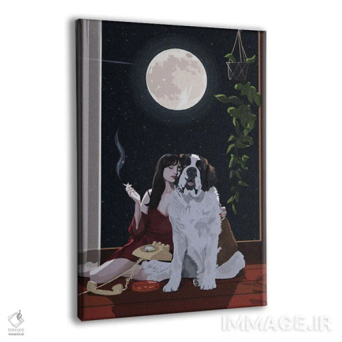 تابلو غول مهربان اثر آرت کت ایلاستریتد - نمای پرسپکتیو محصول