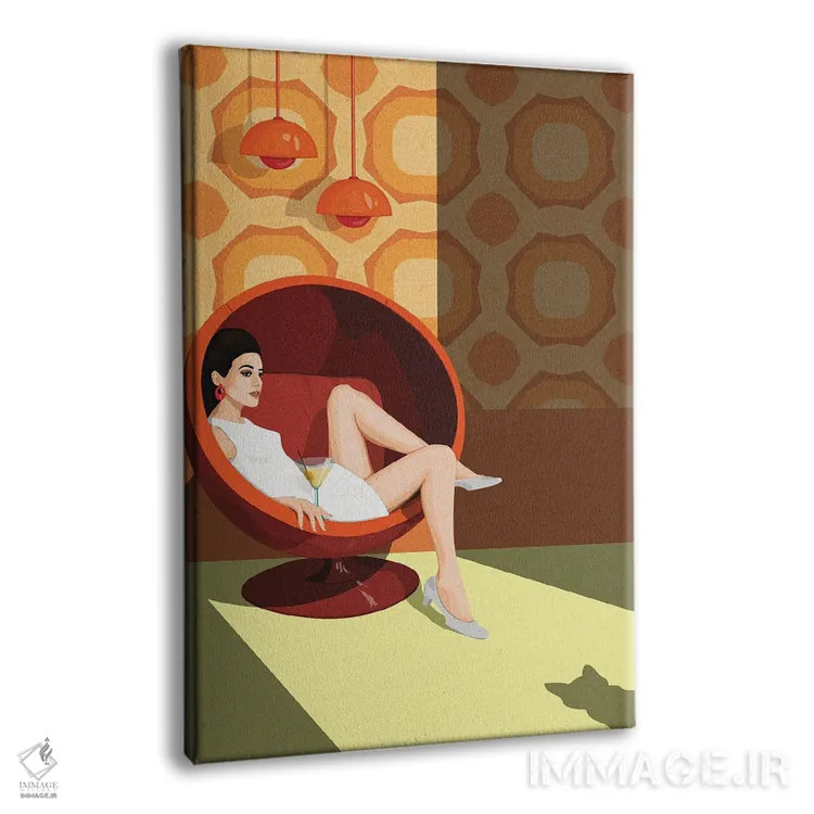 تابلو مزاحم اثر آرت کت ایلاستریتد - نمای پرسپکتیو محصول