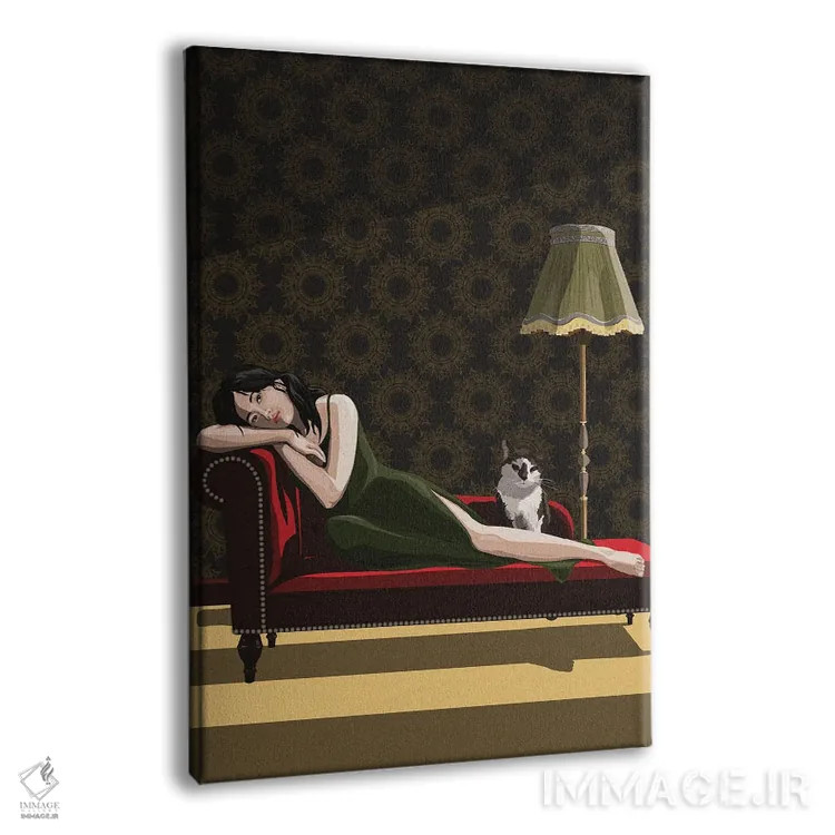 تابلو رویای روزانه پرتوی خورشید اثر آرت کت ایلاستریتد - نمای پرسپکتیو محصول