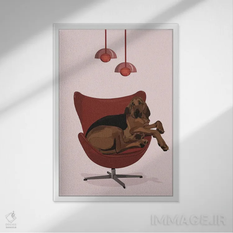 تابلو فیلیس (نام خاص) اثر آرت کت ایلاستریتد - نمای قابدار سفید