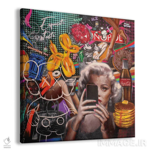 تابلو سلفی مرلین مونرو اثر مایکل اندرو لاو چوک یوئی - نمای پرسپکتیو محصول