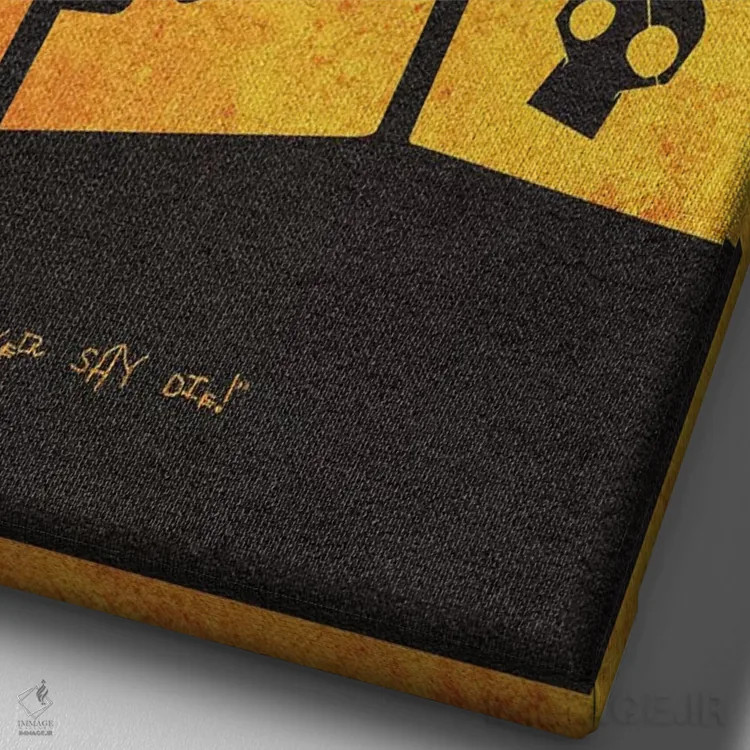 تابلو گونیز (فیلم ماجراجویانه دهه ۸۰) اثر آیشه دنیز آکِرمان - نمای نزدیک بافت بوم