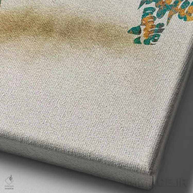 تابلو بردر کولی (نژاد سگ) اثر آیشه دنیز آکِرمان - نمای نزدیک بافت بوم