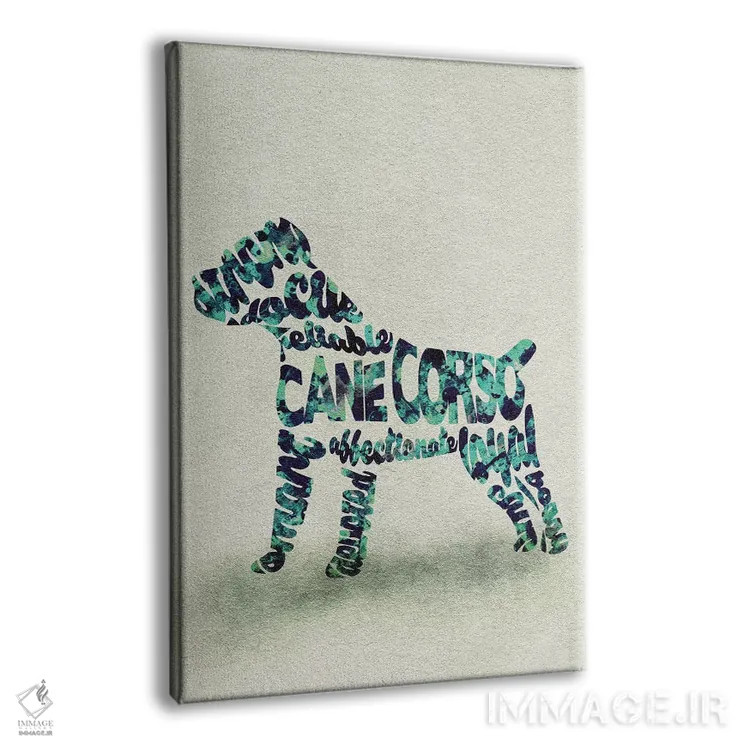 تابلو کانه کورسو (نژاد سگ) اثر آیشه دنیز آکِرمان - نمای پرسپکتیو محصول