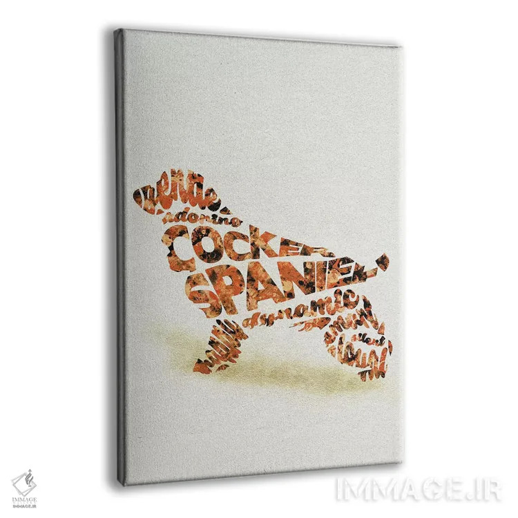 تابلو کوکر اسپانیل (نژاد سگ) اثر آیشه دنیز آکِرمان - نمای پرسپکتیو محصول