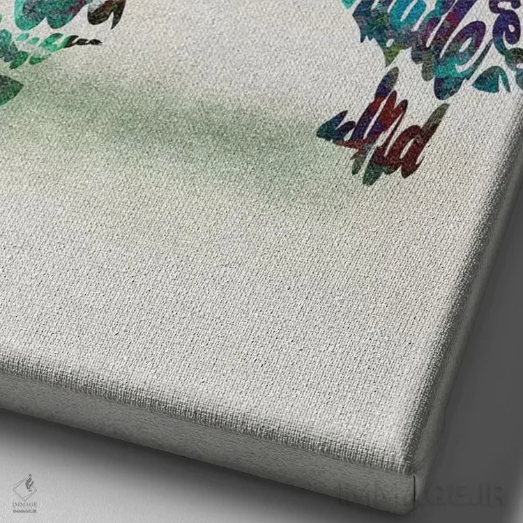 تابلو گلدن رتریور (نژاد سگ) اثر آیشه دنیز آکِرمان - نمای نزدیک بافت بوم