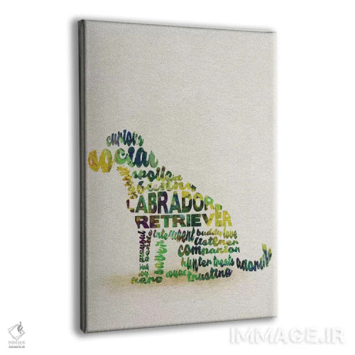 تابلو لبرادور رتریور (نژاد سگ) اثر آیشه دنیز آکِرمان - نمای پرسپکتیو محصول