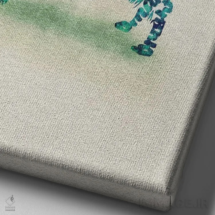 تابلو نژاد سگ آیریش ستر اثر آیشه دنیز آکِرمان - نمای نزدیک بافت بوم