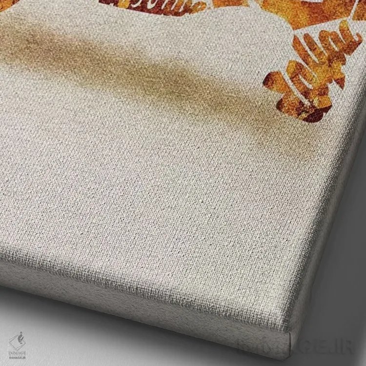 تابلو سگ کرگی ولزی پمبروک اثر آیشه دنیز آکِرمان - نمای نزدیک بافت بوم