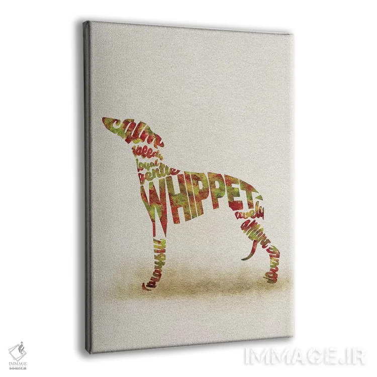 تابلو ویپت (نژاد سگ دونده کوچک) اثر آیشه دنیز آکِرمان - نمای پرسپکتیو محصول