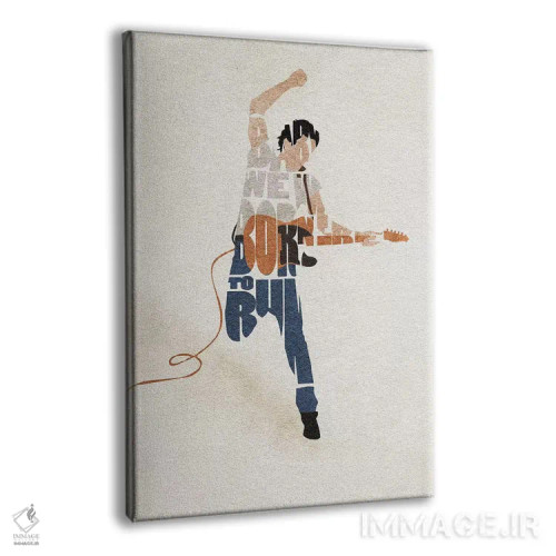 تابلو بروس اسپرینگستین (خواننده آمریکایی) اثر آیشه دنیز آکِرمان - نمای پرسپکتیو محصول