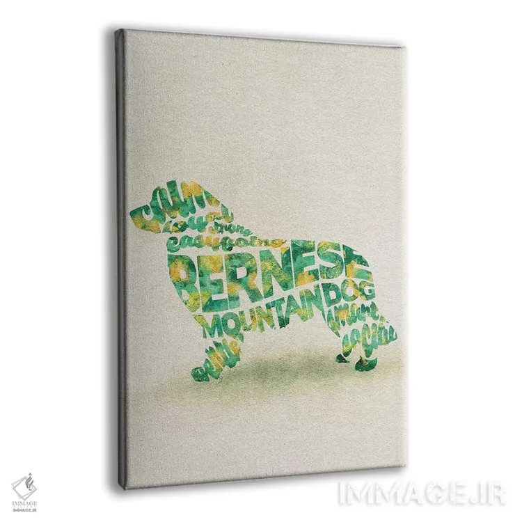 تابلو سگ برنیز ماونتین داگ اثر آیشه دنیز آکِرمان - نمای پرسپکتیو محصول