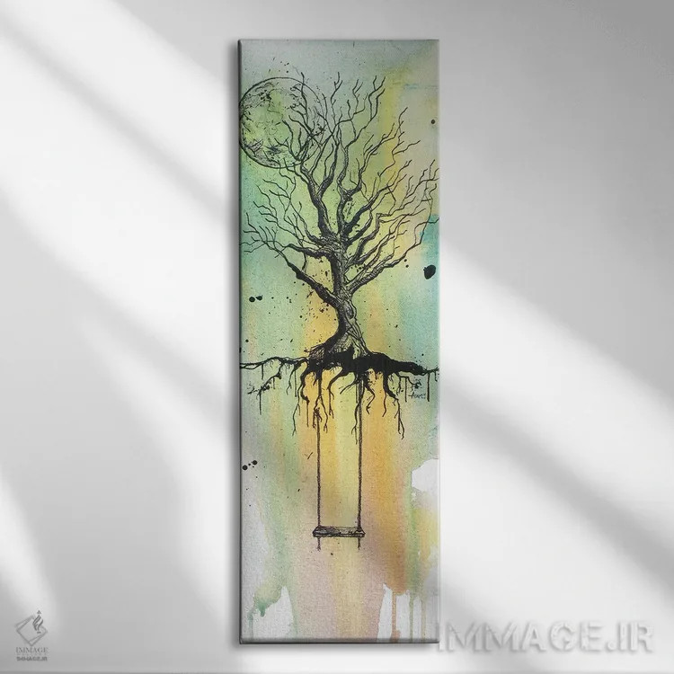 تابلو لبهٔ جوانی ۲ اثر آدام مایکلز - نمای روبهرو روی دیوار