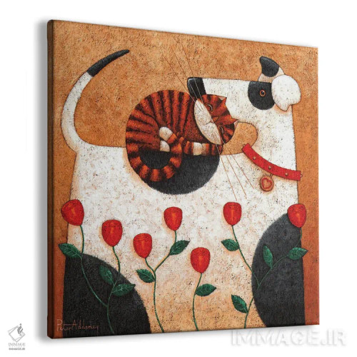 تابلو حلقهٔ دوستان اثر پیتر آدرلی - نمای پرسپکتیو محصول