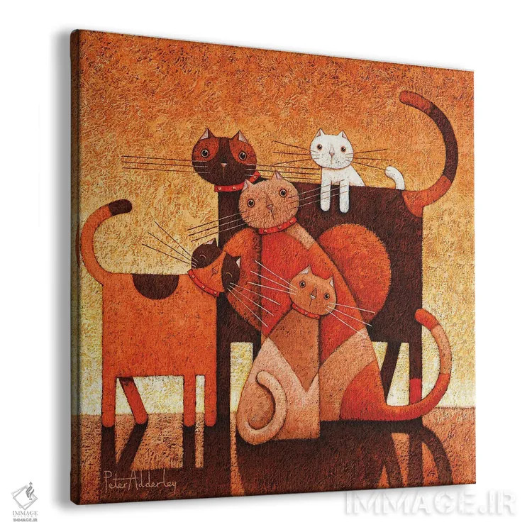 تابلو ماجرای خانوادگی اثر پیتر آدرلی - نمای پرسپکتیو محصول