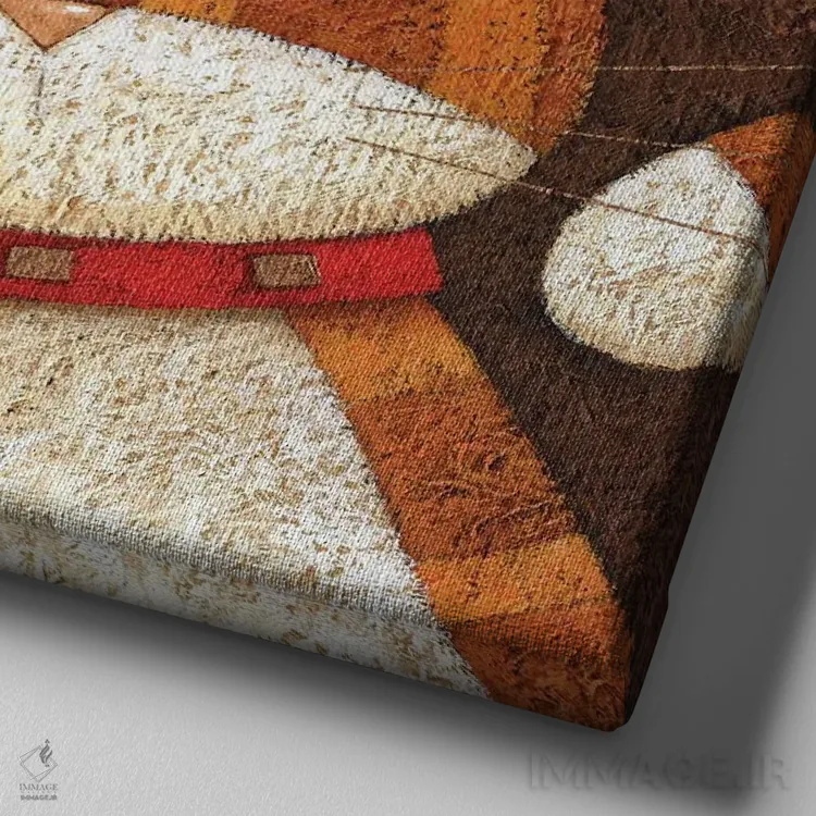 تابلو کمی رؤیاپردازی کن اثر پیتر آدرلی - نمای نزدیک بافت بوم