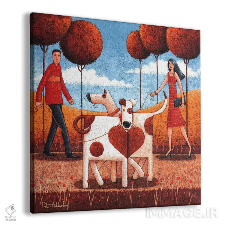 تابلو حتماً عشق است اثر پیتر آدرلی - نمای پرسپکتیو محصول