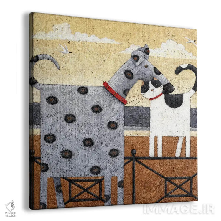 تابلو در پیادهروی ساحلی اثر پیتر آدرلی - نمای پرسپکتیو محصول